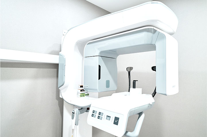 3D CT equipment at Today Dental. Actual clinic photograph.